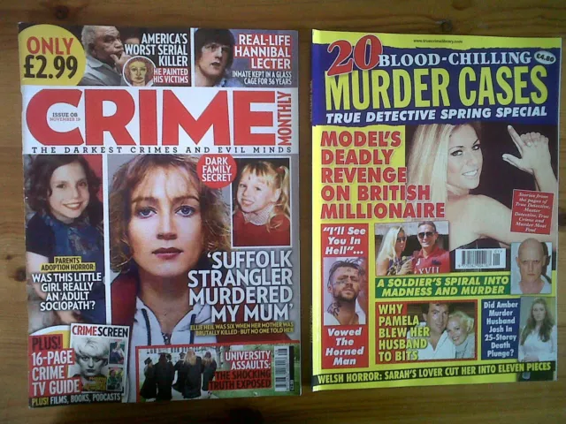 One 20 Murder Cases And One Crime Monthly Magazines.