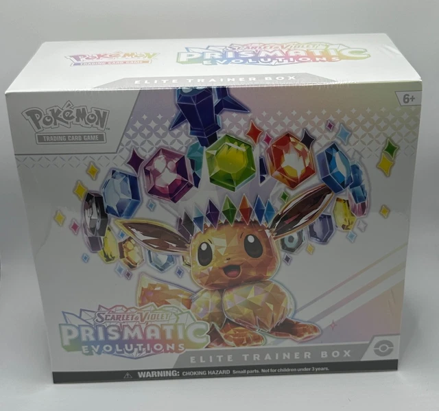 Pokemon TCG: Scarlet & Violet Prismatic Evolutions Elite Trainer Box (ETB) – Sealed