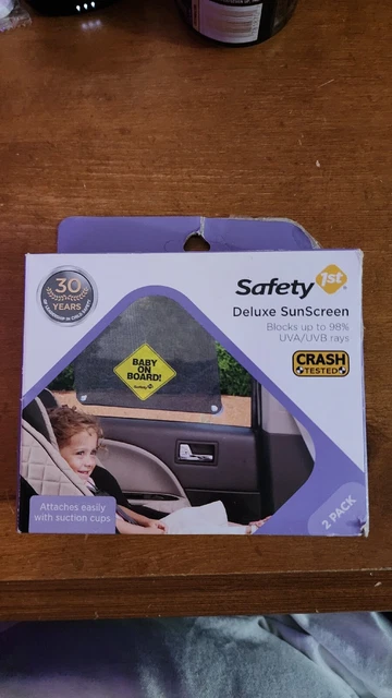 Safety 1st Baby On Board Deluxe Sunscreen (2 Pack)