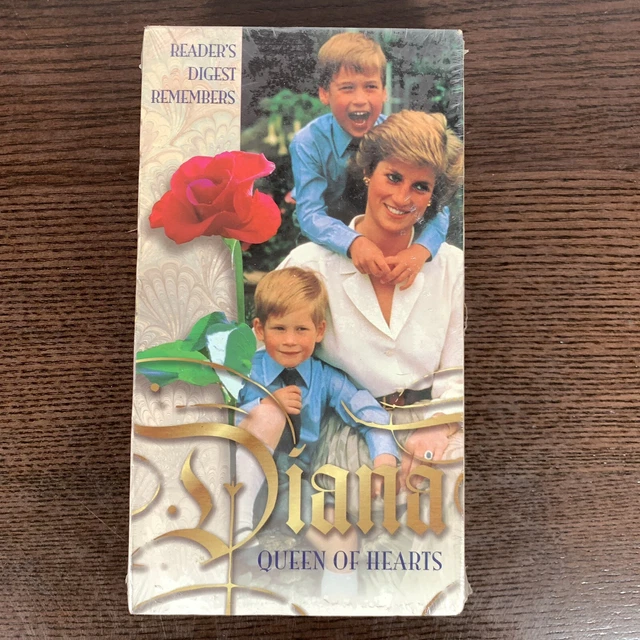 DIANA QUEEN OF Hearts VHS 1997 Reader's Digest Remembers New and Sealed
