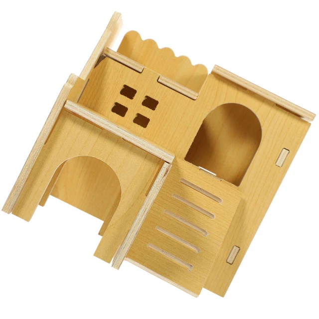 Legno Della Casa Criceto Cabina Giocattolo Da Arrampicata Masticare Cincillà