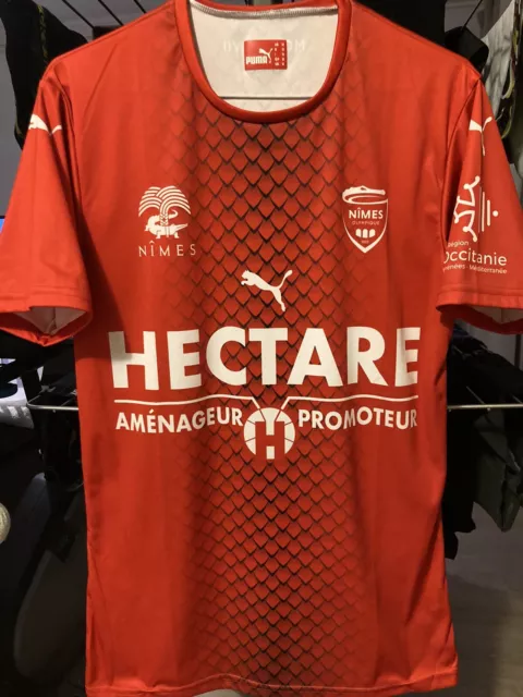 MAILLOT DE FOOTBALL Domicile Nimes Olympique 2019 2020 Taille M EUR 41 90 PicClick FR