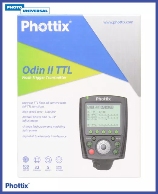 Phottix Odin Ii Ttl Transmitter Für Canon / Flash Trigger / Neu Vom Fachhändler