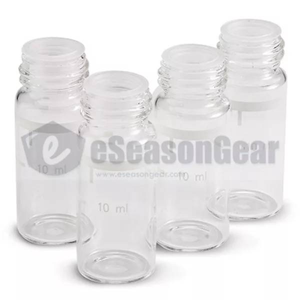 4 x cuvette en verre HANNA HI 731331, #81 - 10 ml flacon échantillon en verre flacon cellulaire