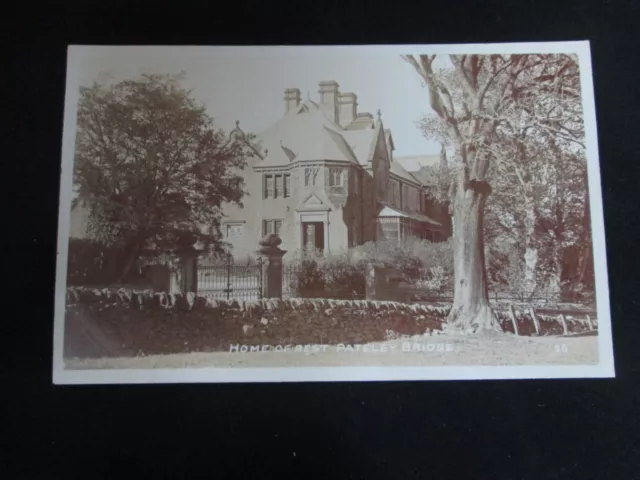 Home of Rest Pateley Bridge North Yorkshire Real Photo Vintage Postcard F14