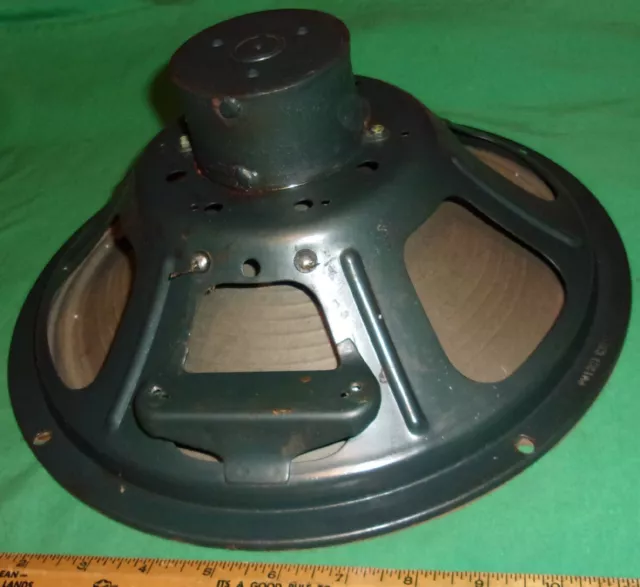 JENSEN PM12CT 12-Inch Alnico Guitar Amp Speaker (1950's) Clean! Works! 6.2 Ohms