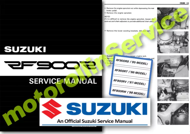 Suzuki RF900 Service Manual 1994 1995 1996 1997 1998 Workshop Manual RF900R SHOP