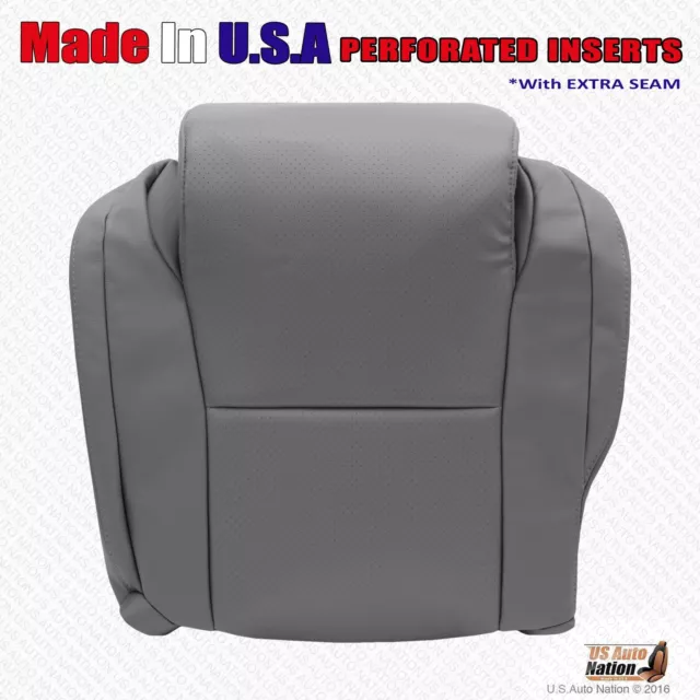 2007 to 2013 For Toyota Tundra Sequoia Platinum Driver Bottom Leather Cover Gray