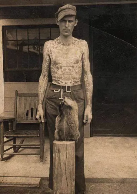 Antique Tattoo Carolina Slim Photo 943b Oddleys Strange & Bizarre
