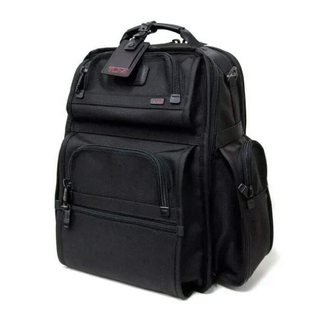 Tumi Alpha 3 Brief Pack with T-Pass Excellent $625 Black