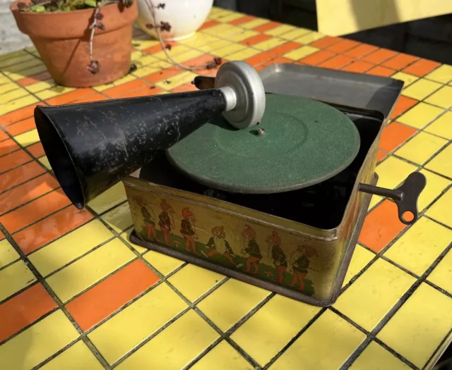 Bing Gramophone Pigmyphone Phonograph  1920’s Antique Record Player For Repair