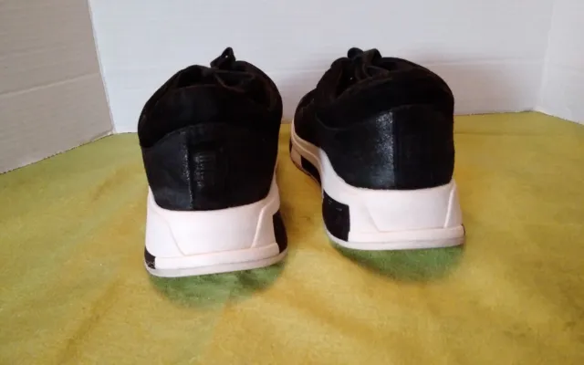 Womans Shoes Fit Flop Black Suede Size 8 Sneakers 3