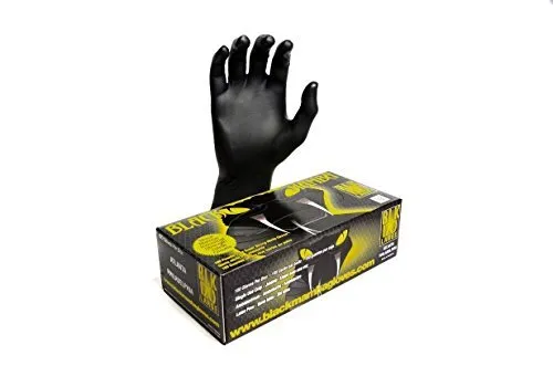 Black Mamba Super Strong Nitrile 100 Glove BOX EXTRA EXTRA LARGE Open Box				...