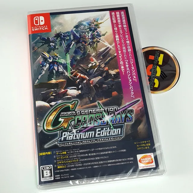 SD Gundam G Generation Cross Rays Platinum Edition Switch Japan Game In ENGLISH