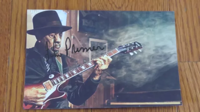 John Primer Autographed Hand Signed 4x6 Photo Muddy Waters