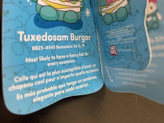 BUMBUMZ BY RUSS - Hello Kitty & Friends - 4.5” Tuxedosam Burger - USA ...