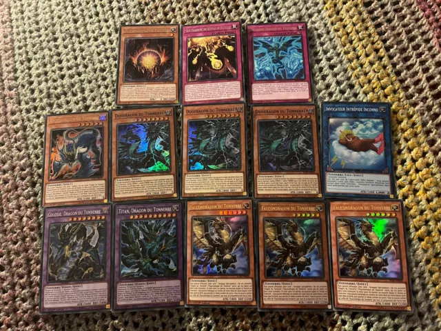 Lot Cartes yu gi oh : 21 Cartes Tonnerre VF Mint