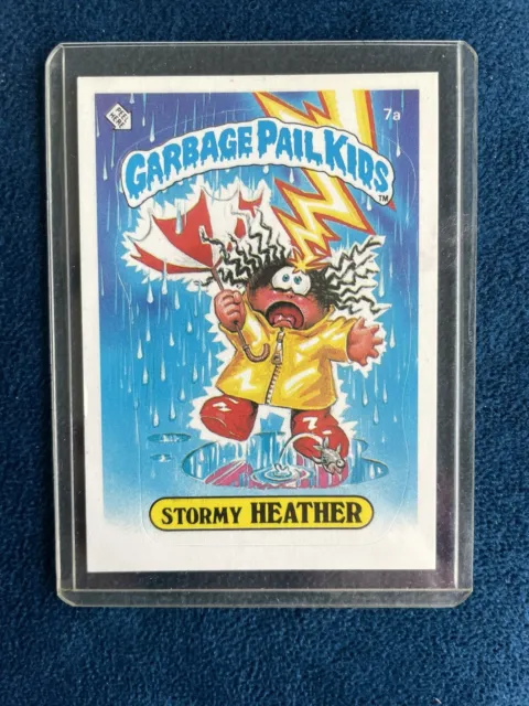 1985 Topps Garbage Pail Kids Stormy HEATHER Glossy #7a OG Series 1 GEM MT 10 ⚡️