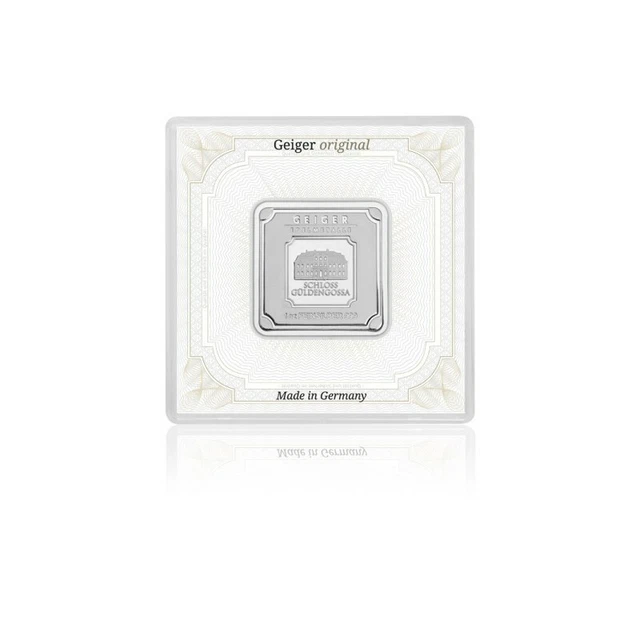 LINGOT ARGENT Sous Capsule 1 ONCE 999/1000 GEIGER