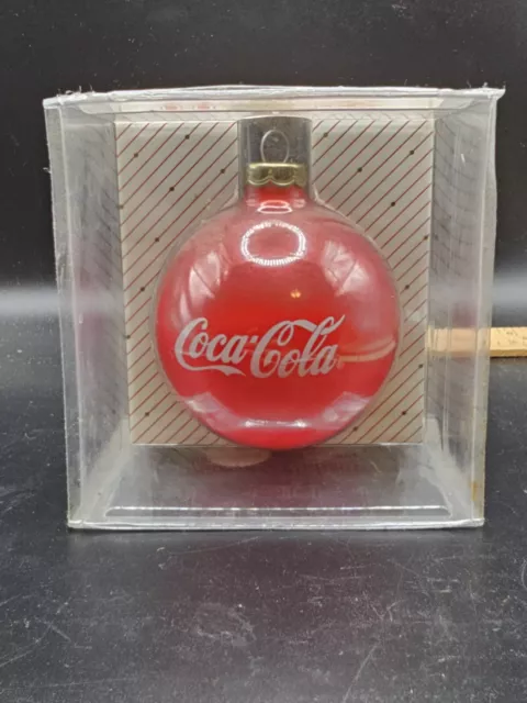 Vintage Coca-Cola Bulb Style Christmas Ornament