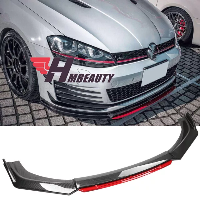 SPOILER PER VW Golf Ⅶ MK7.5 GTI GTD R SPLITTER SOTTO PARAURTI ANTERIORE