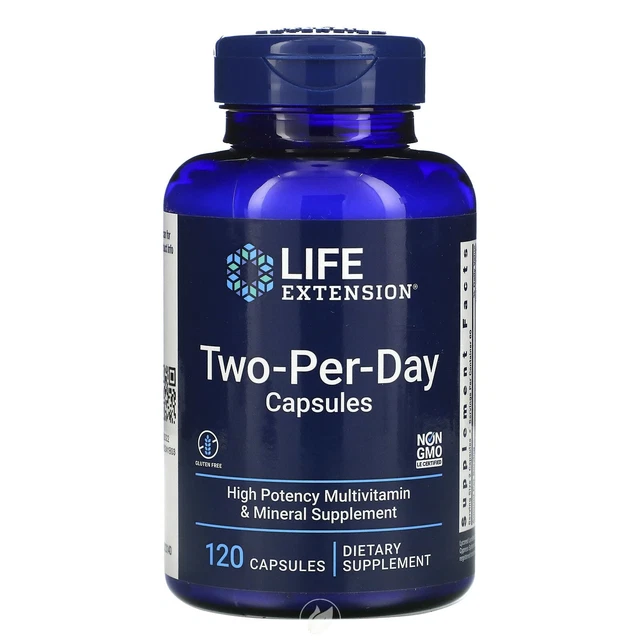 LIFE EXTENSION - Two-Per-Day Multivitamin - 120 Capsules £11.80 ...