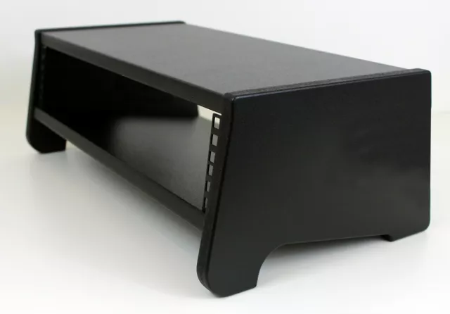 19" 2U Desktop Studio Rack Pod Case Cabinet For  Pro Audio Media Equipment Fb