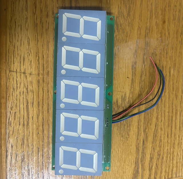 5 digit display