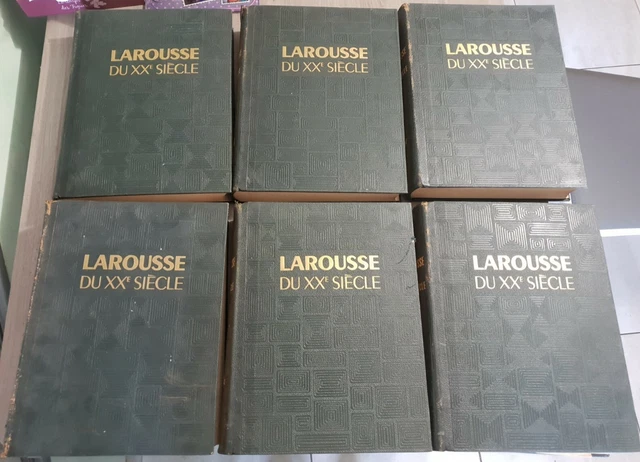LAROUSSE DU XXE siècle 6 volumes Paul Augé Paris 1928 /1933 Collection