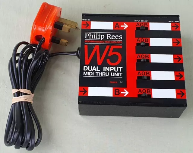 Philip Rees Powered W5 Dual Input MIDI Thru Unit