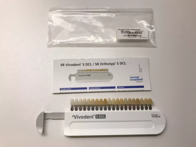 DENTAL   Ivoclar Vivadent SR Vivodent S DCL Farbschlüssel NEU !!!