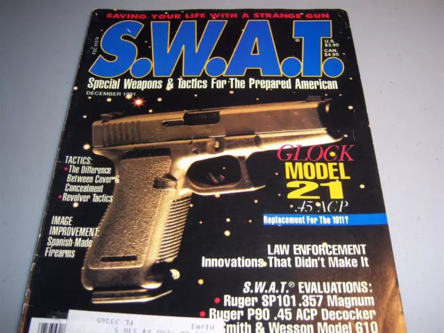 SWAT Survival Weapons and Tactics Magazine December 1991 Volume 10 Number 9