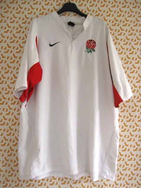 Maillot Rugby Angleterre Nike jersey England Vintage polyester Homme - XXL