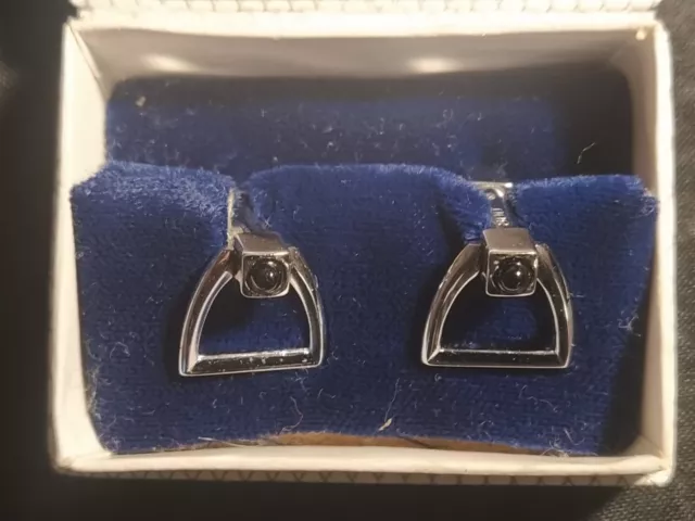 Boutons De Manchette Hermes ?? Argent 800 En Bon Etat Sans Boite