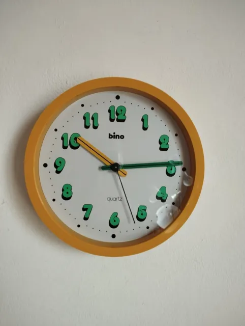 orologio da parete - bino of Lorenz - plastica, vetro - 1980-1990