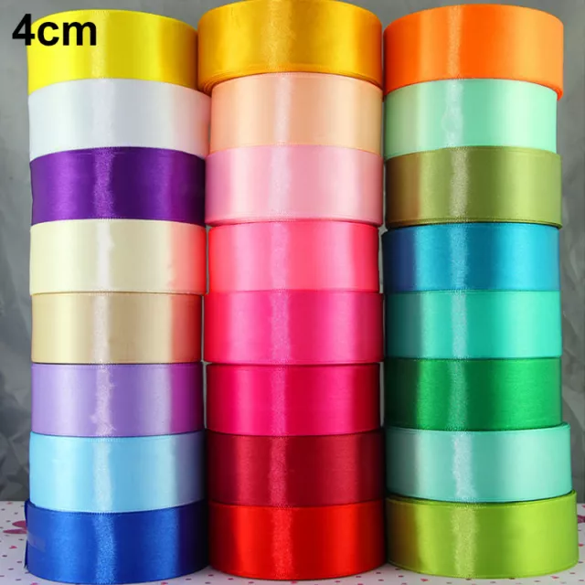 25Yards Silk Satin Ribbon Birthday Festival Wedding Party Decor Wrapping Apparel