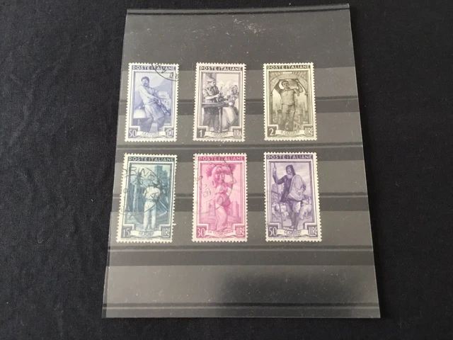 Timbres Poste Italie Oblitéré Série L’Italie Au Travail 1955/1957
