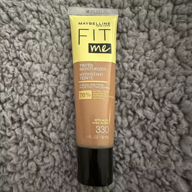 Maybelline Fit Me Tinted Moisturizer For All Skin Types 1oz./30ml New 330