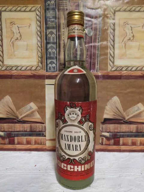 Liquore Mandorla amara Bocchino 1litro 35% sigillo stella (1949-1959)