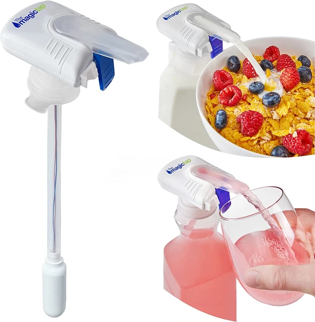 The Magic Tap Automatic Drink Dispenser: Hands-Free Milk, Beverage Dispenser, &