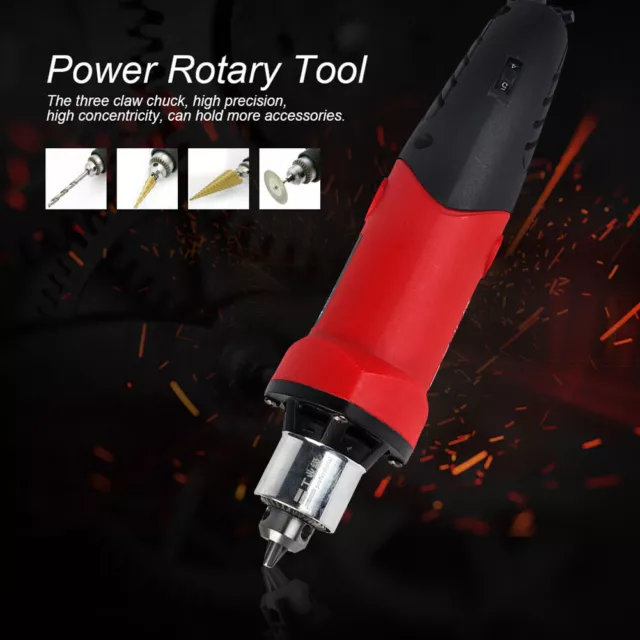 480W-220V Portable Electric Die Grinder Power Drill w-6 Variable Speed Rotary 2