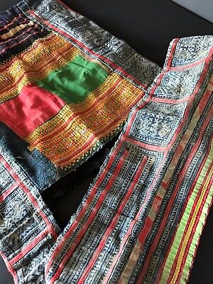 Old Laos Handmade Tribal Shoulder Bag  …beautiful collection / accent piece (b)