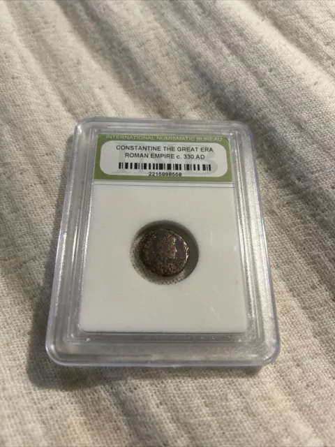 Constantine The Great Era Roman Empire Coin, c. 330 AD, INB Slabbed