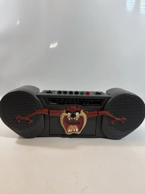 TOSHIBA ラジオ タスマニアンデビル ヴィンテージ LT-410TAZ TOSHIBA TAZ LOONEY Tunes Tronics 1997 radio reloj AM/FM Tazmanian