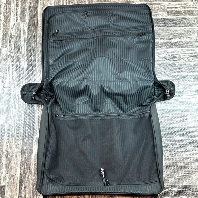 Tumi Black Alpha Ballistic Nylon Long Wheeled Garment Bag Luggage Travel 2242D3 3