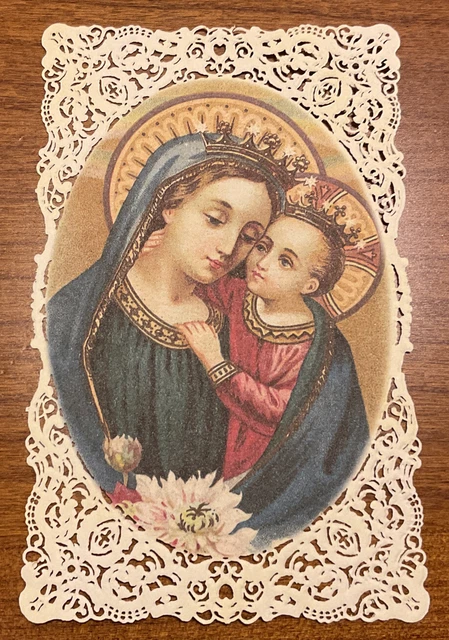 santino merlettato-holycard-canivet MADONNA DEL BUON CONSIGLIO