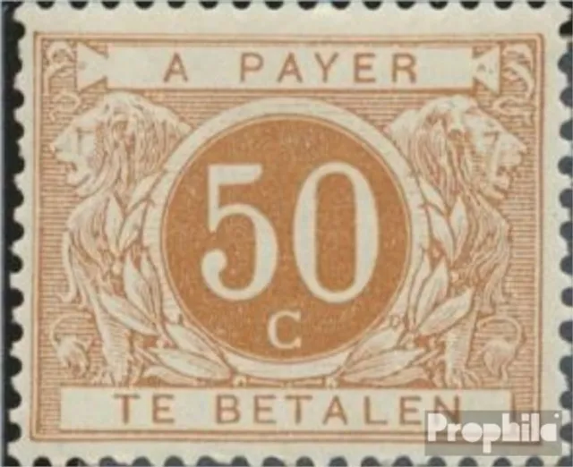 Belgique p6 neuf 1895 Porto Marque