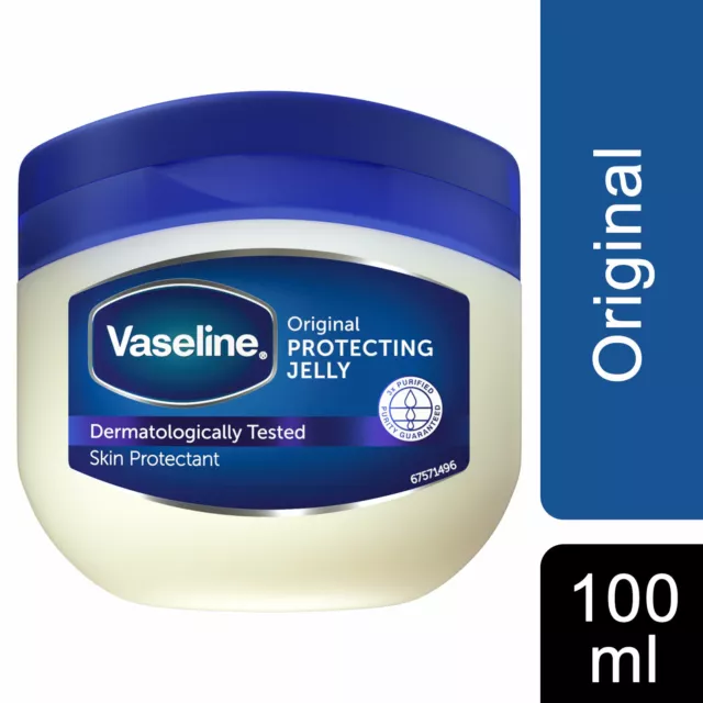 Vaseline Petroleum Jelly, Original, Pack of 3, 6 or 12, 50ml or 100ml