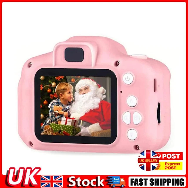 Kids Children Mini Digital Camera + 32GB TF Card USB Card Reader (Pink) Hot