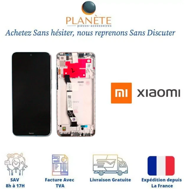Écran LCD Complet Avec Châssis Blanc Pour Xiaomi Redmi Note 8 Pro - Neuf